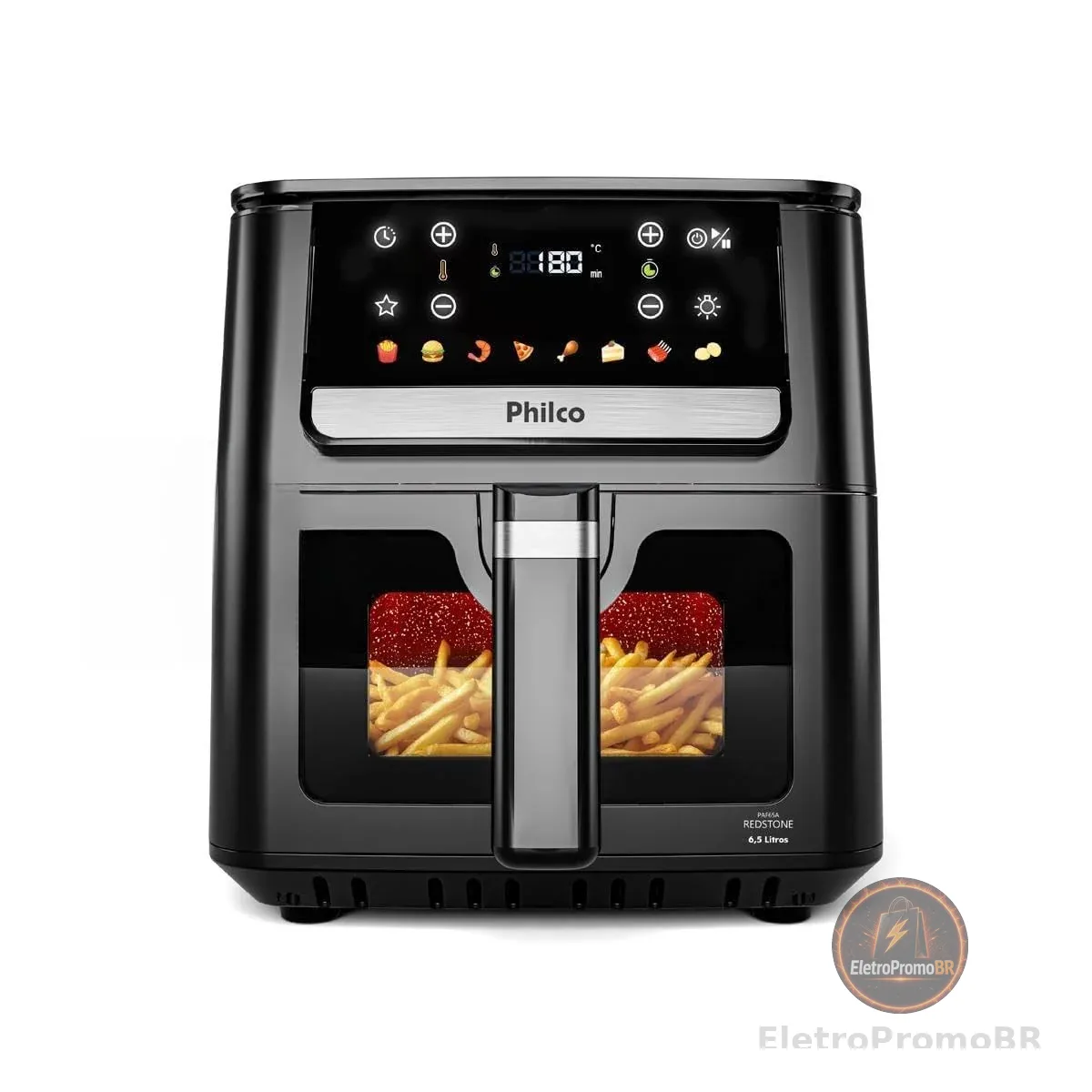 Air Fryer Philco 6,5L Visor Glass 1700W PAF65 220V