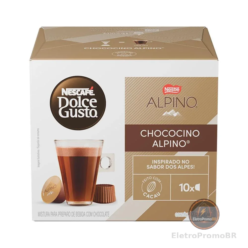 Dolce Gusto Nescafé Café Em Cápsula Dolcegusto Alpino Tradicional 10 Unidades 178G
