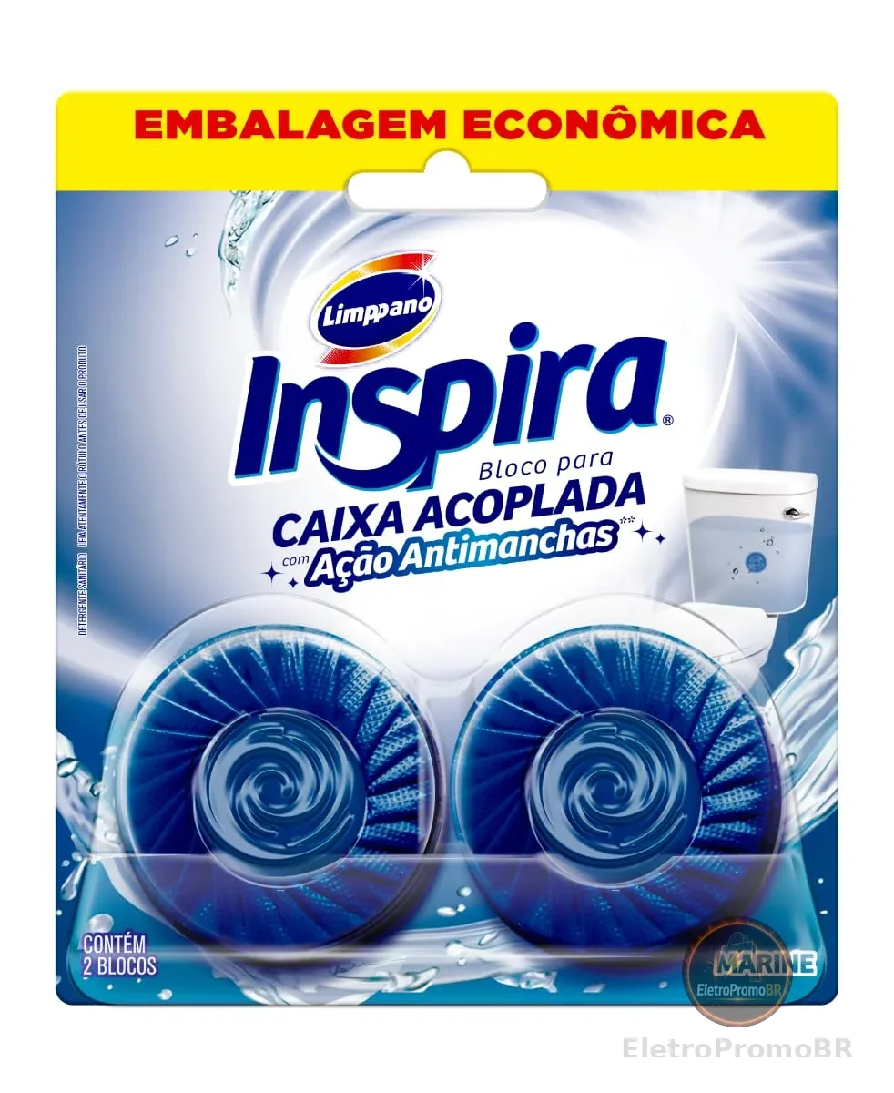 Limppano Bloco para Caixa Acoplada Marine com 2 unidades