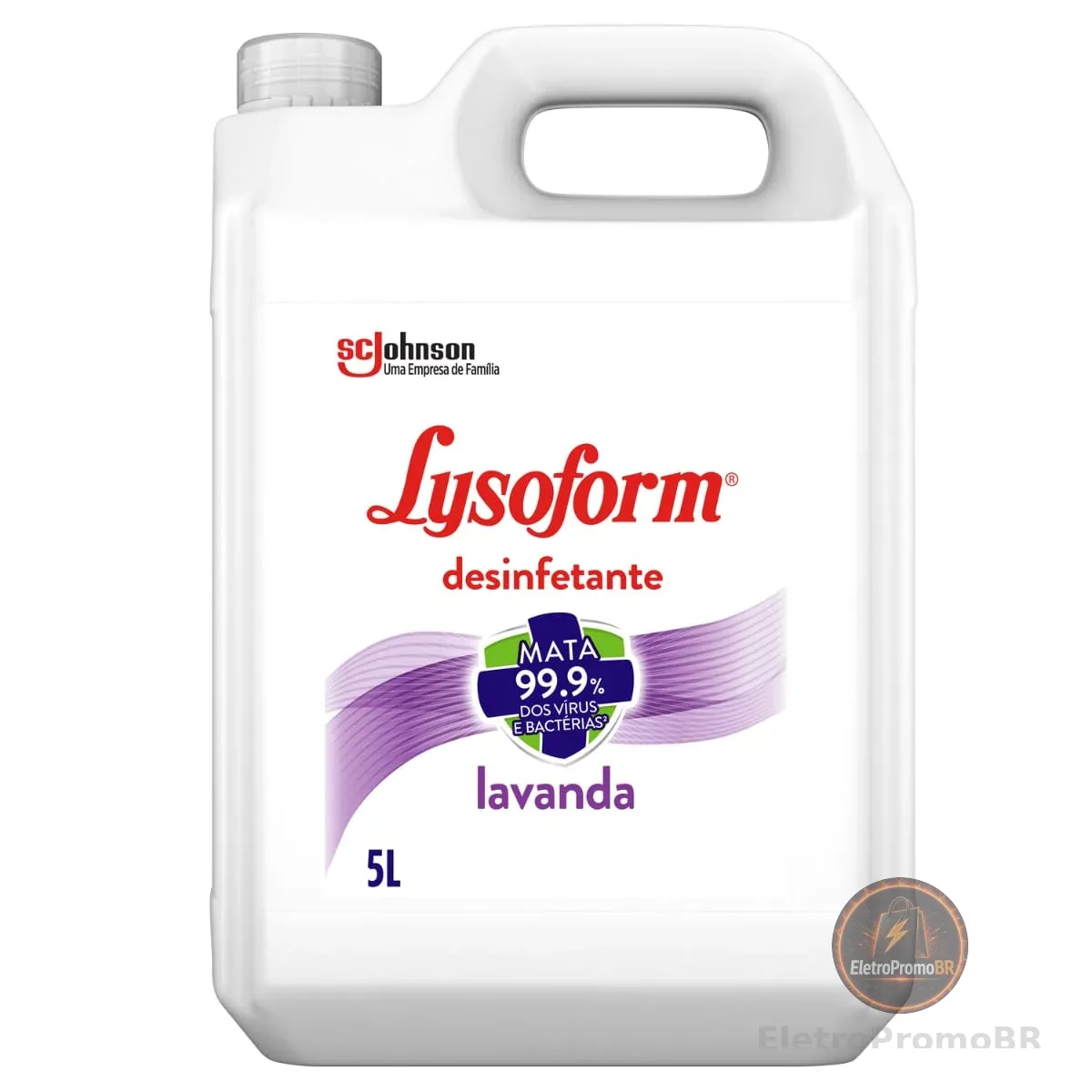 Lysoform Lavanda, Desinfetante Líquido, Limpeza Casa, 5L