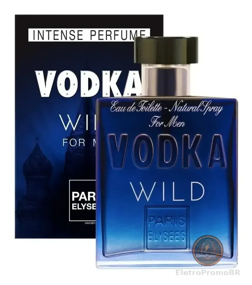 Perfume Vodka Wild 100ml Paris Elysees Masculino