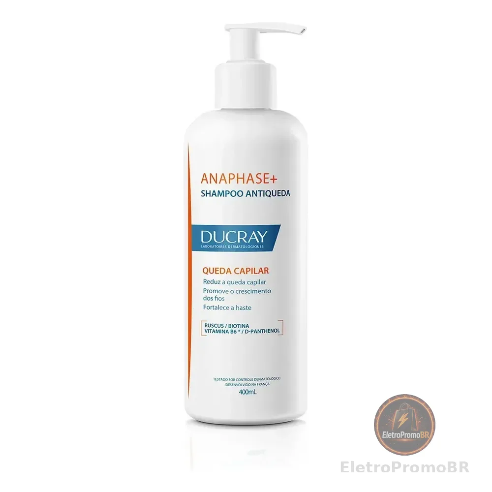 Shampoo Antiqueda Ducray Anaphase+ Crescimento Saudável Dos Fios 400ml