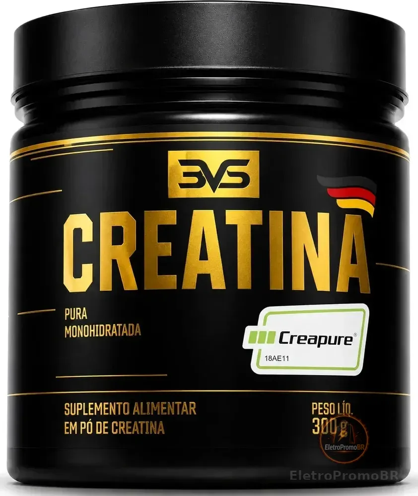 Creatina Creapure® 300g - 100% Pura e Produzida com Matéria-prima Alemã - 3vs Nutrition