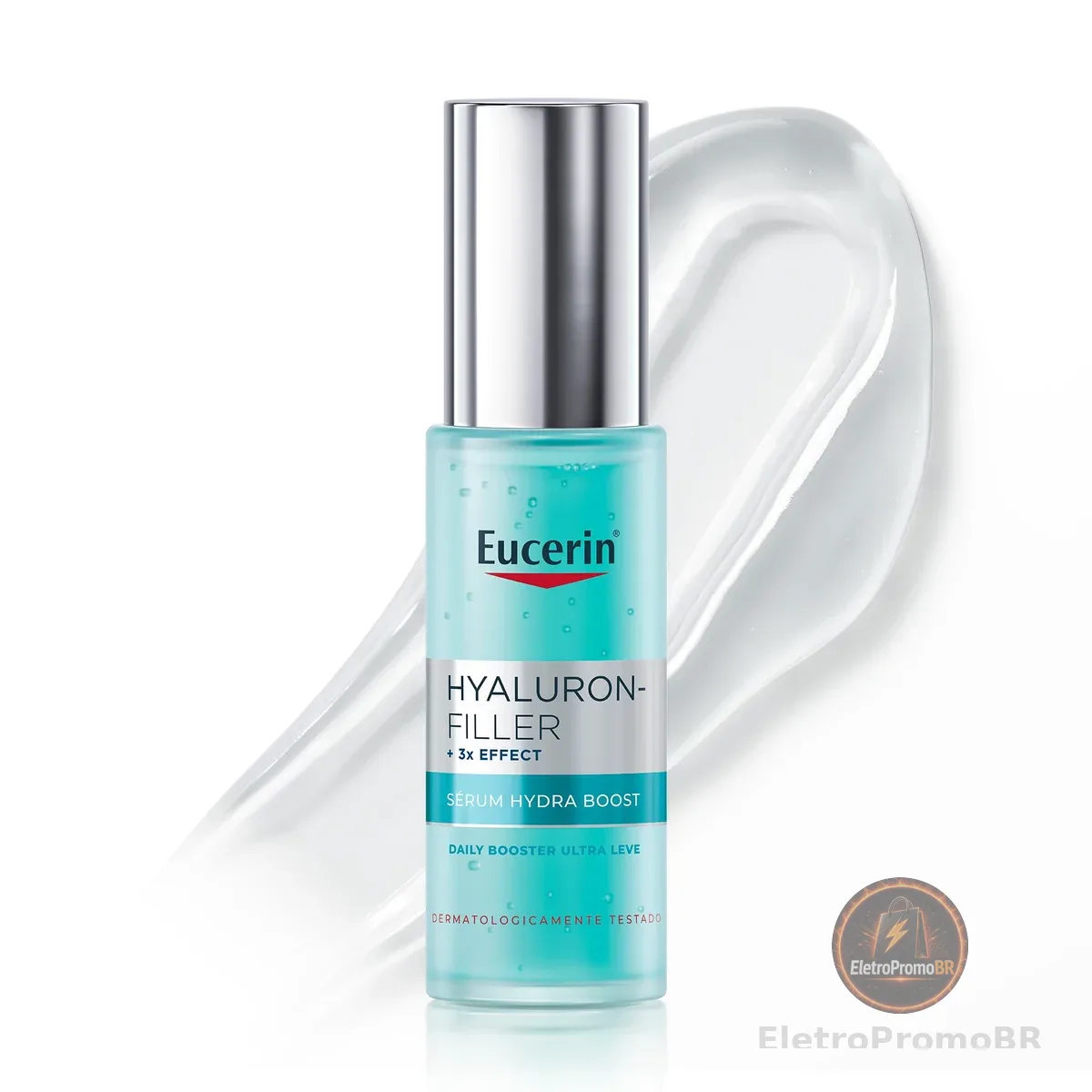 EUCERIN Sérum Facial Daily Booster UltraLeve 30ml, 24h Hidratação, Fortaceledor, Hyaluron-Filler, Ácido Hialurônico, Antirrugas, Hidratante