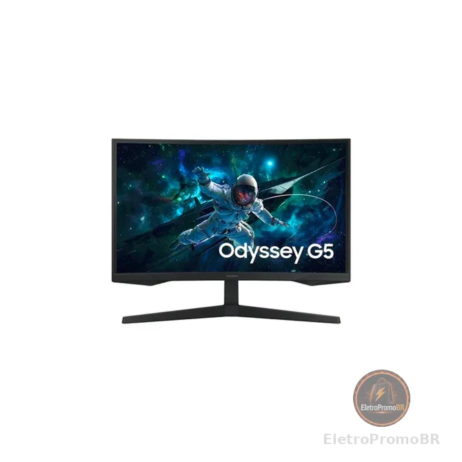 Monitor Gamer Samsung LS27CG552EL 27” QHD 165Hz 1ms 40W Preto
