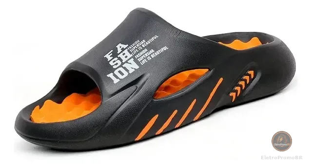 Chinelos Masculino Leve Nuvem Confortável Massagem Slide
