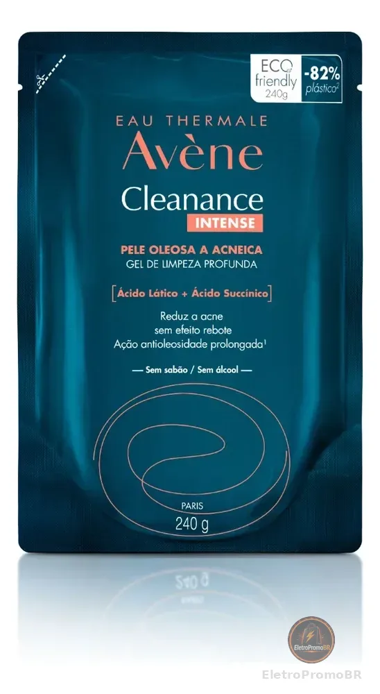 Gel de Limpeza Facial Avène Cleanance Intense Pele Oleosa 240g