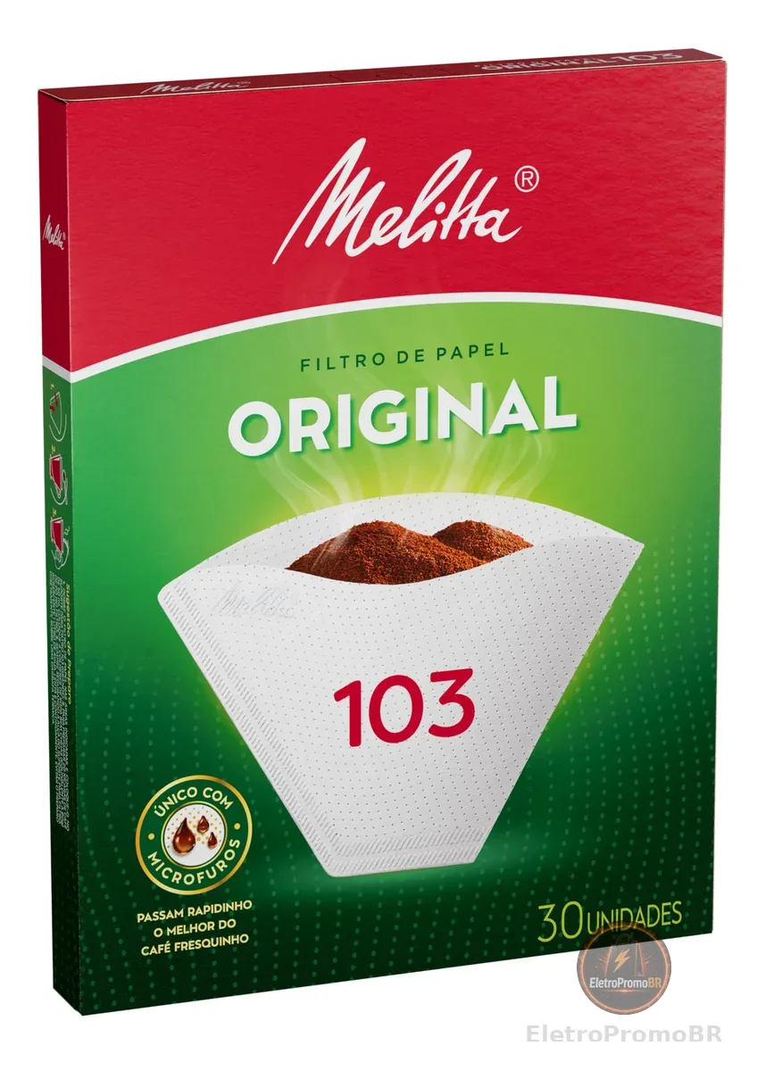 Filtro de Papel 103 Melitta 30 Unidades