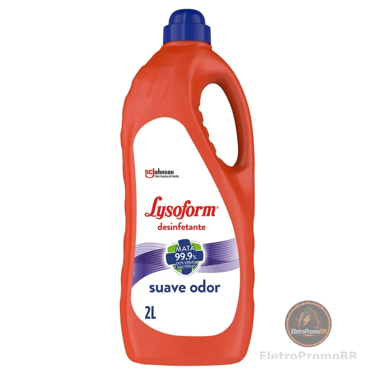 Lysoform Suave Odor, Desinfetante Líquido, Limpeza Casa, 2L
