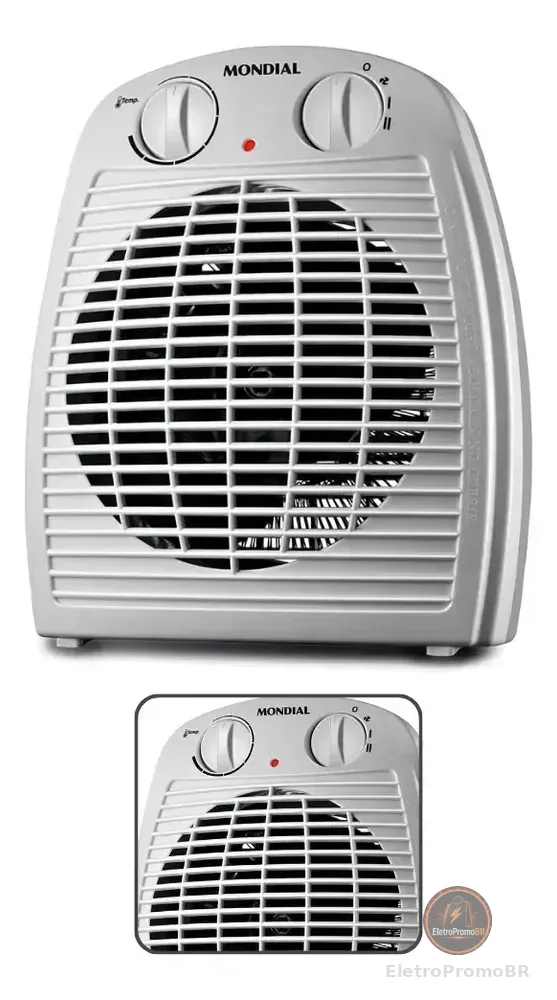 Aquecedor De Ar 2000w Mondial A-08 220v Portátil