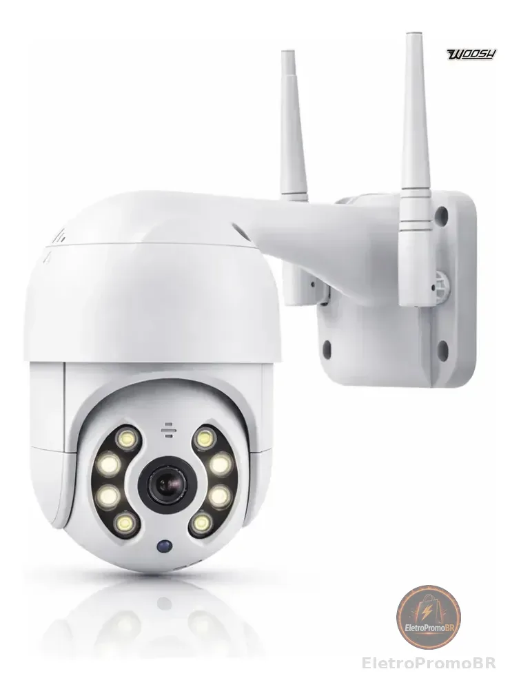 Câmera De Segurança Wifi Yoosee Externa Mini Dome Full Hd Infravermelho Prova D'água Woosh