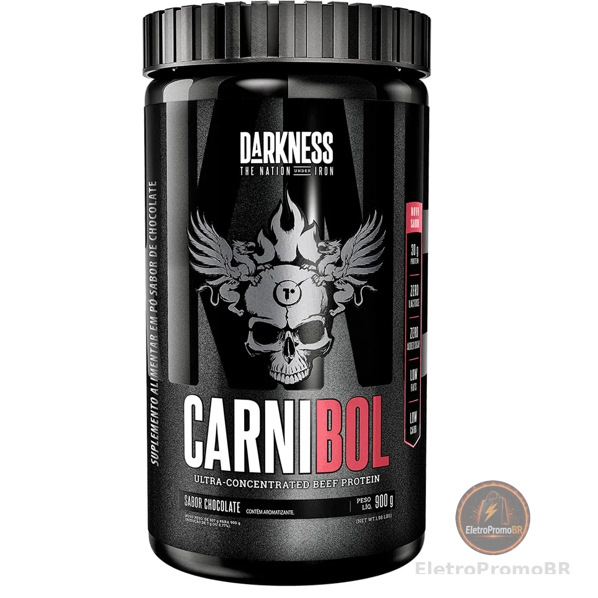Darkness - Proteina Carnibol - Chocolate - 900g