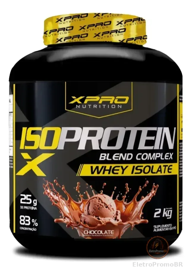 Whey Protein Iso Blend Complex 2kg de Chocolate Zero Açúcar - XPro Nutrition