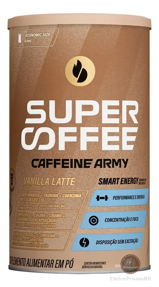 Supercoffee Vanilla Latte - Economic Size (380g) - Caffeine Army