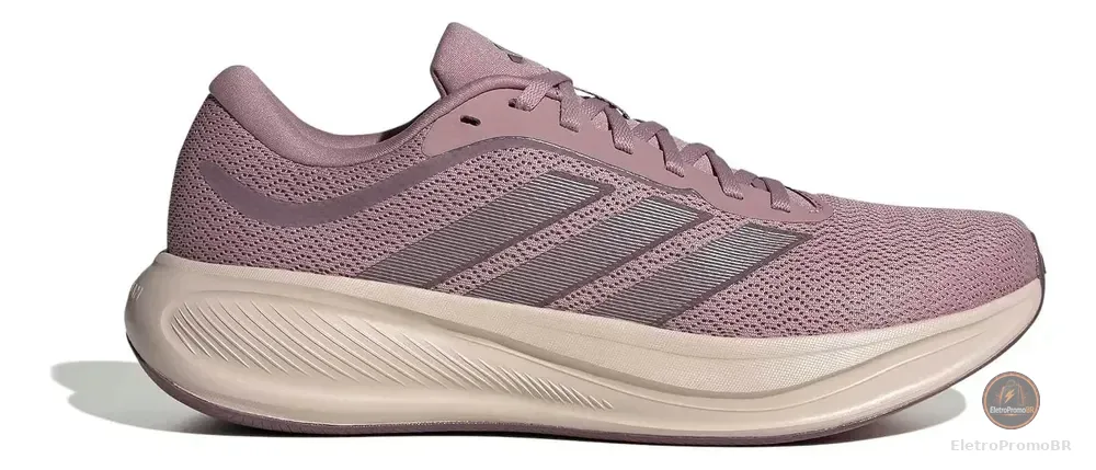 Tênis Masculino E Feminino Response Runner 2 adidas Violeta Liso 34 Br