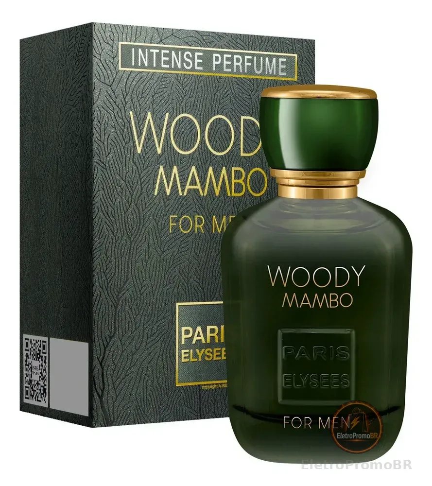 Perfume Woody Mambo Paris Elysees Masculino Intense 100ml