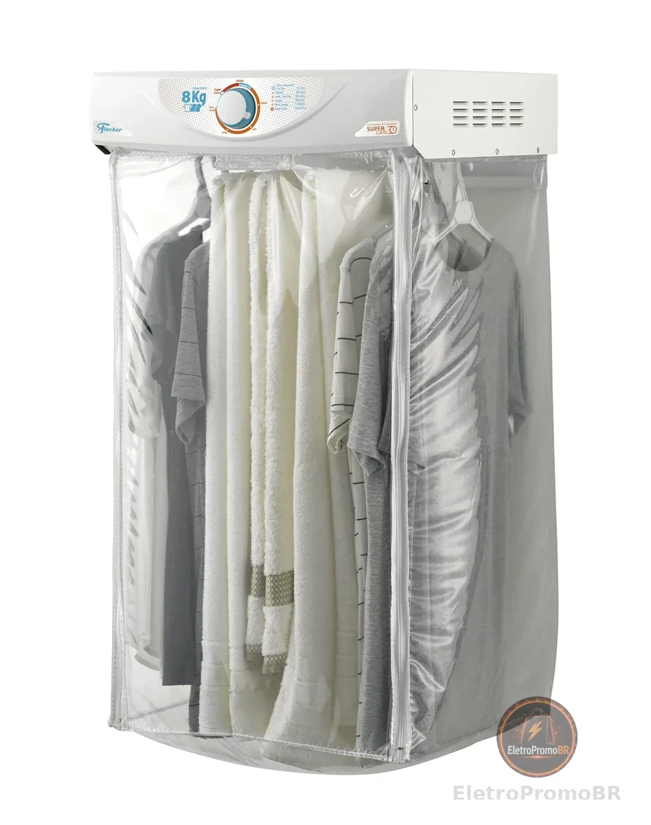 FISCHER SECADORA DE ROUPAS SUPER CICLO 8KG BRANCA 220V 28200-63976