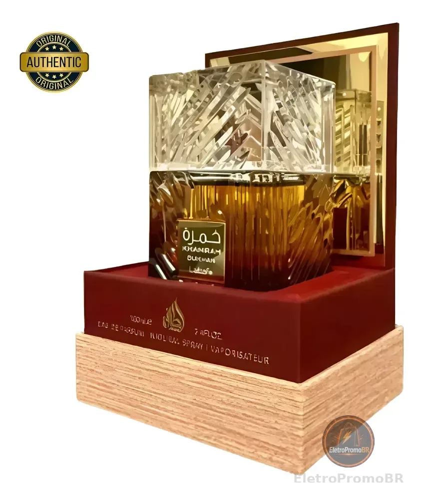 Perfume Árabe Khamrah Dukhan Lattafa 100 Ml Eua De Parfum