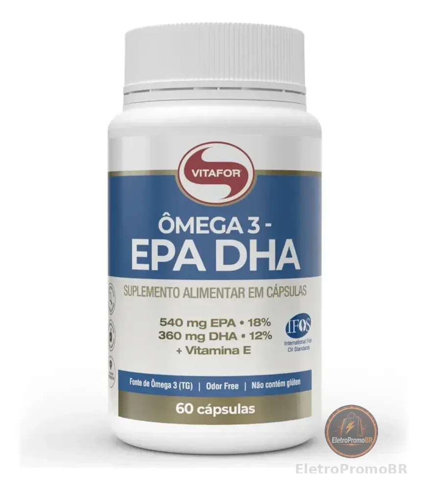 Suplemento Ômega 3 Epa Dha 60 Cápsulas Vitafor