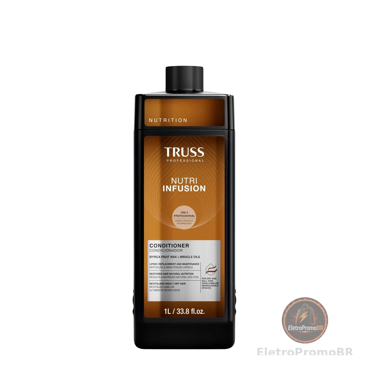 Truss Refil Condicionador Nutri Infusion | Nutrição Profunda e Brilho Excepcional | 1L