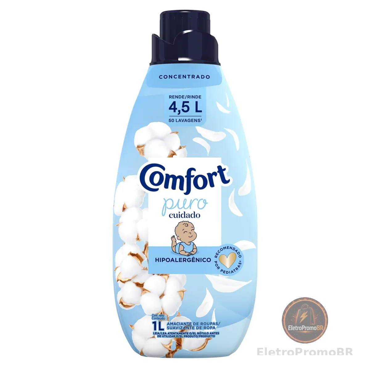 Amaciante Concentrado Comfort Puro Cuidado 1 L