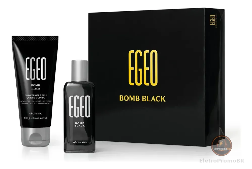 O Boticário Egeo Bomb Black Mini Kit 2 Itens