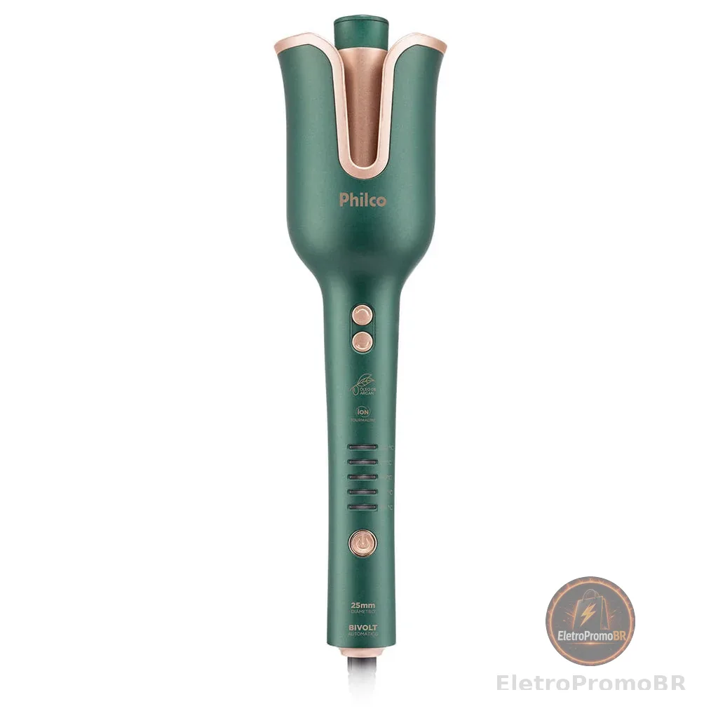 Cacheador Philco 25mm Rotação Automática Bivolt PEC16VD