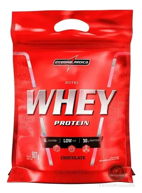 Whey Protein 100% Pure 907g Refil Integralmedica