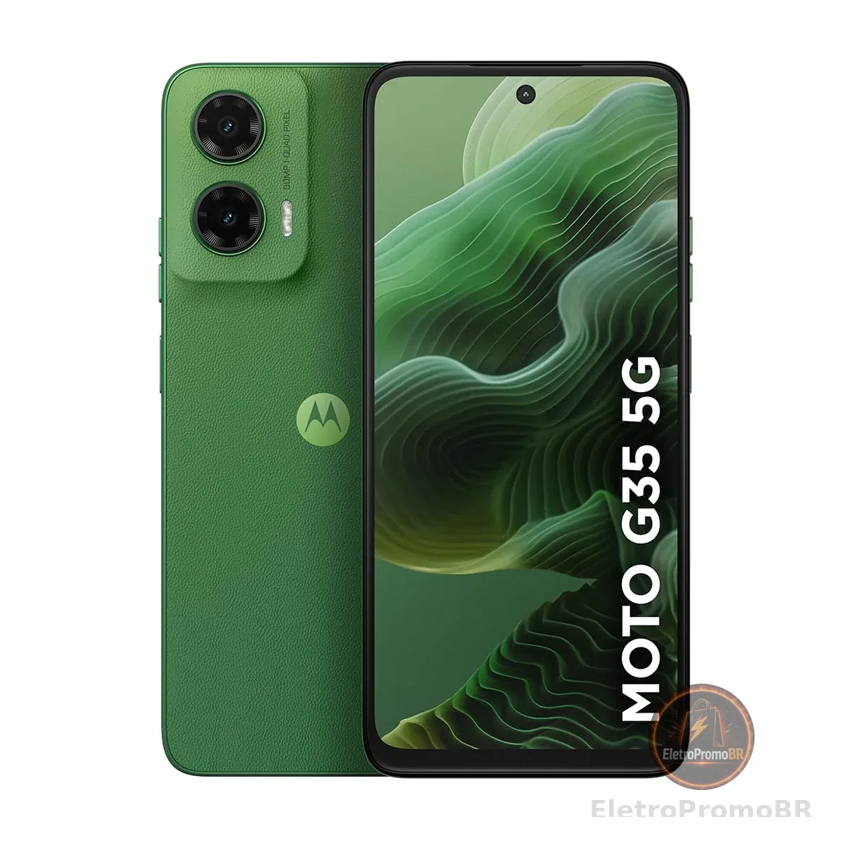 Smartphone Motorola Moto g35 5G - 128GB 12GB (4GB RAM+8GB Ram Boost) e Camera 50MP com AI NFC Tela 6.7" com Superbrilho - Verde