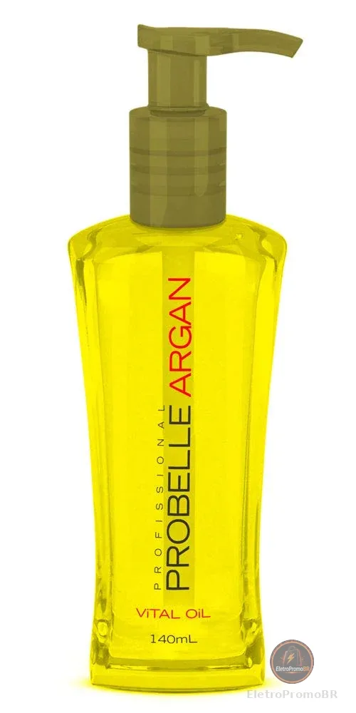 Óleo de Argan 140 Ml, Probelle Cosmeticas Profissionais, Amarelo