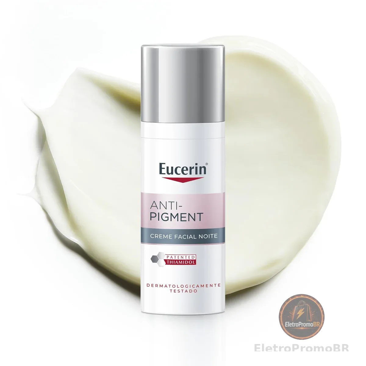 EUCERIN Creme Facial Antimanchas Noite 50ml, Anti-Pigment, Clareador, Thiamidol, Noturno
