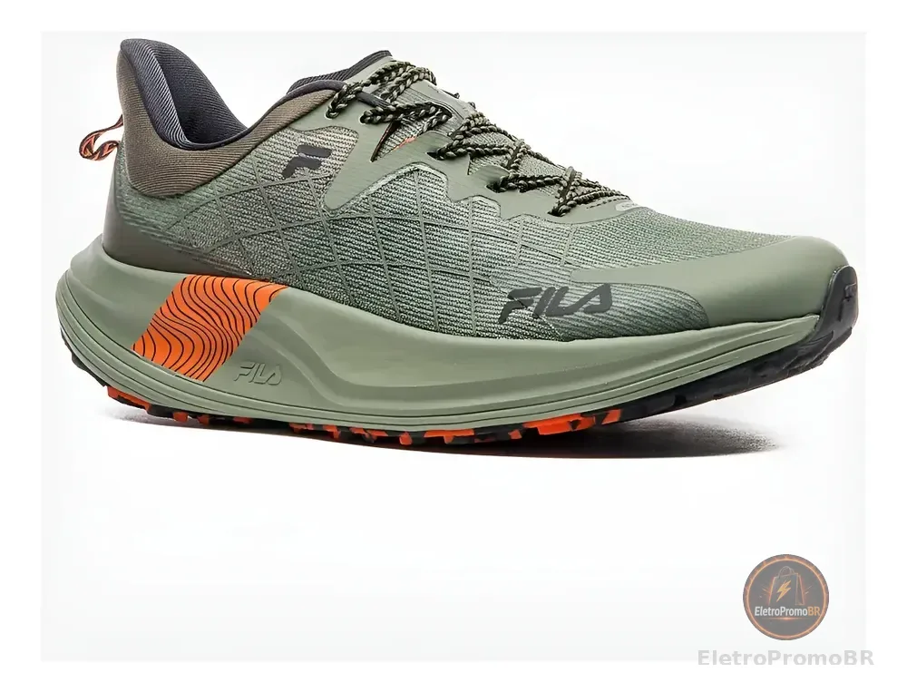 Tênis Masculino Fila Racer Skytrail Padrão Lisa