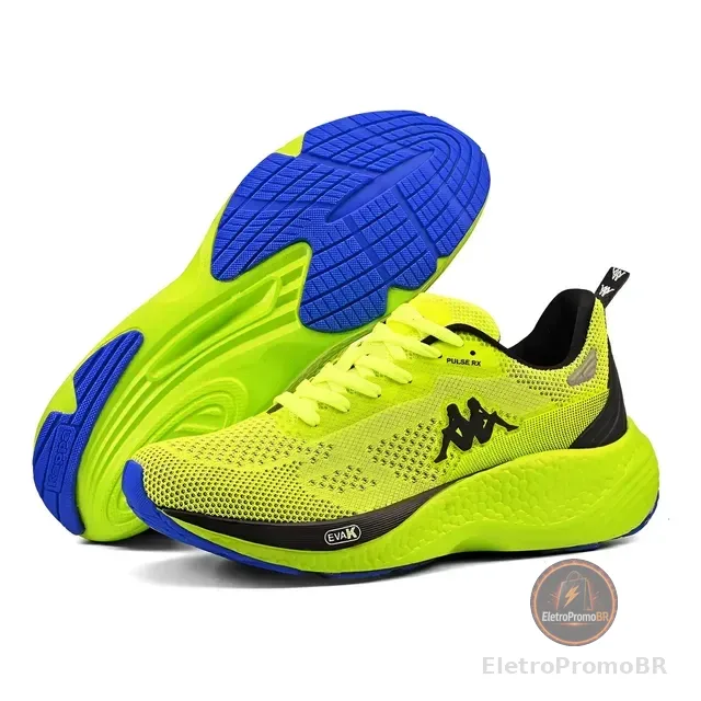 Tênis Kappa Pulse Rx Unissex Corrida Conforto