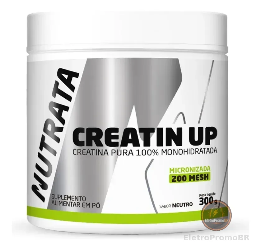 Creatin UP 300g Nutrata suplemento creatina monohidratada força energia desempenho