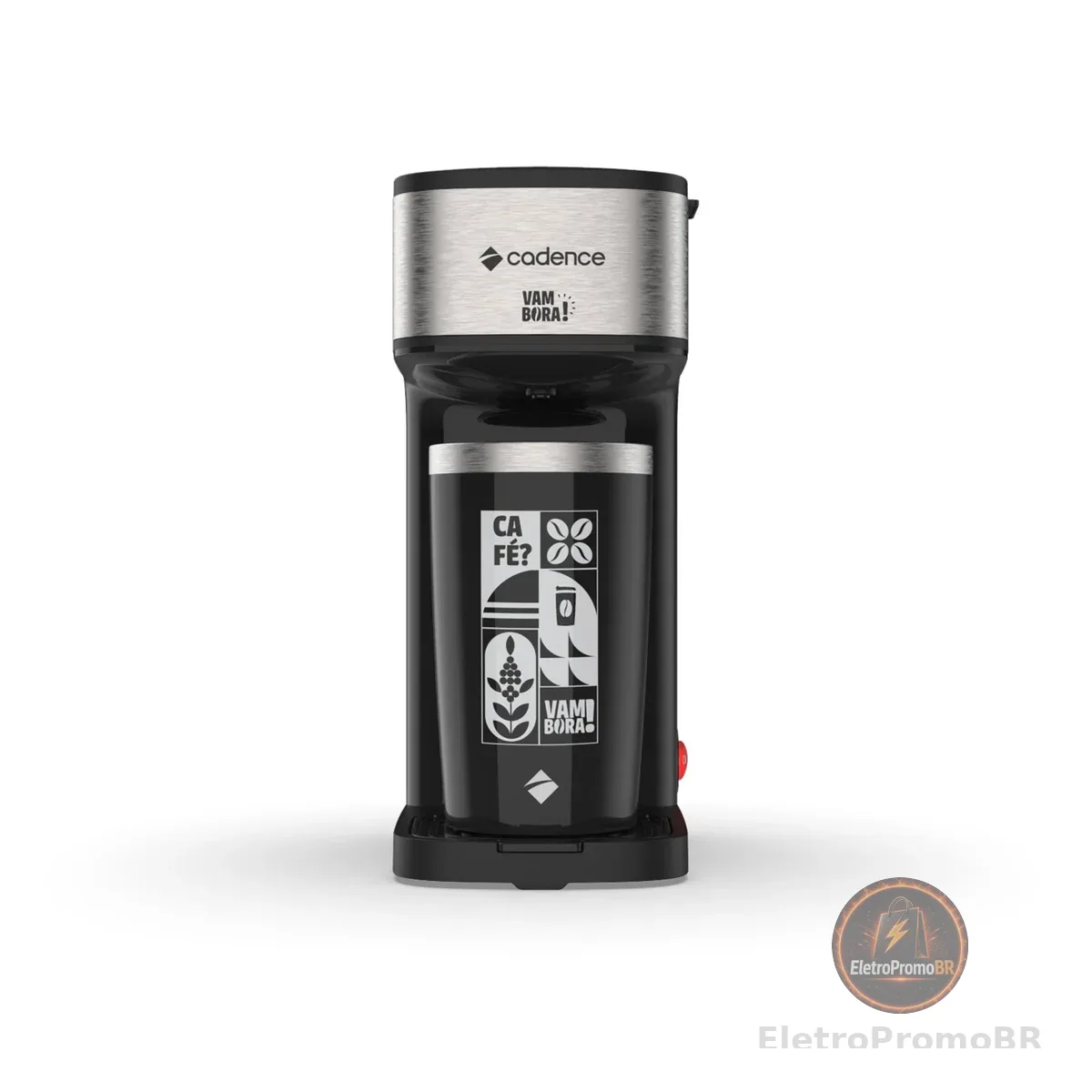 Cadence Cafeteira Elétrica VamBora, 470ML, CAF207, 127V