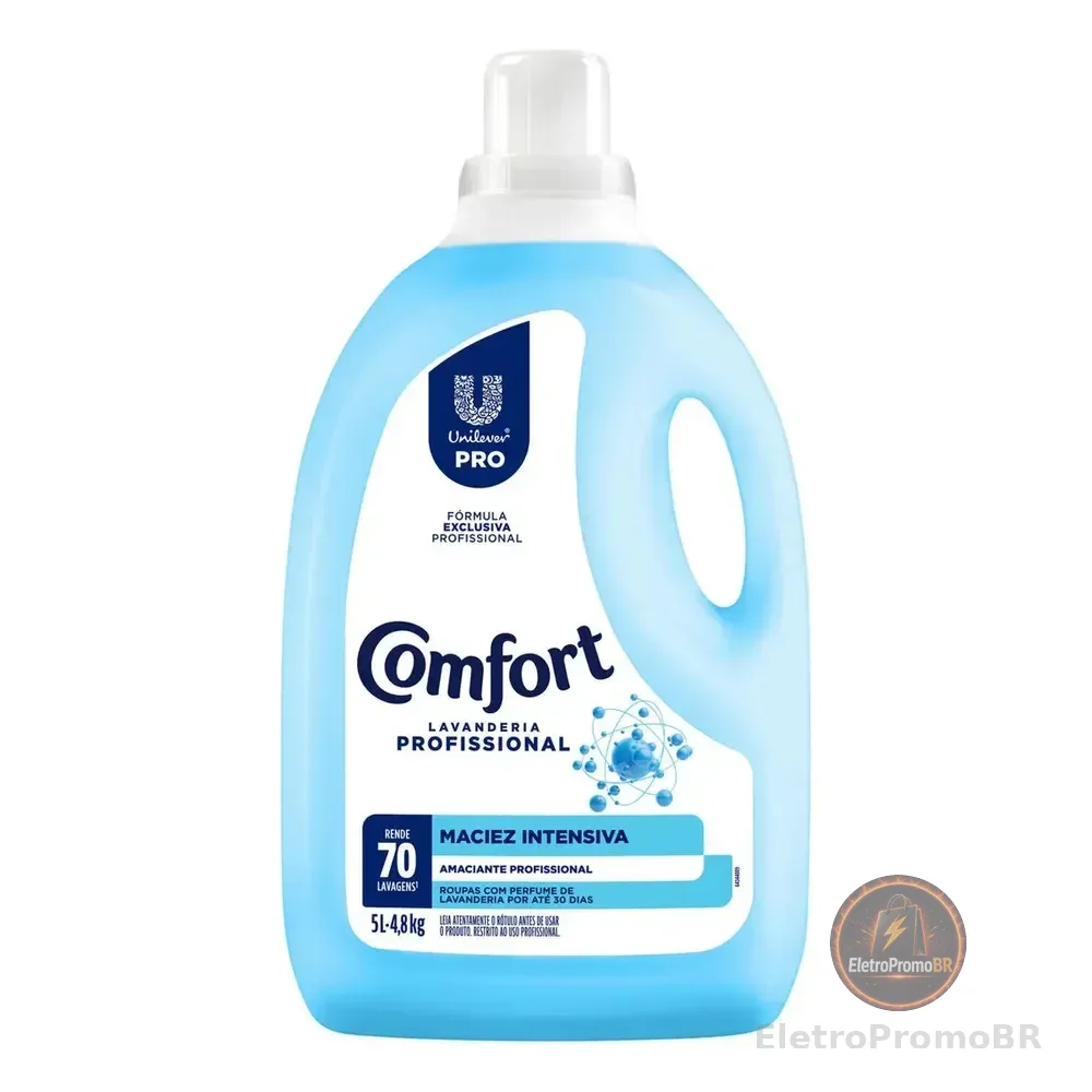 Amaciante Comfort Lavanderia Profissional Maciez Intensiva 5 L