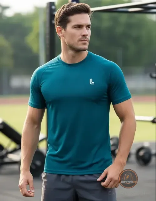 Camiseta Lupo Masculina Academia Dry Fitness Sport Fit