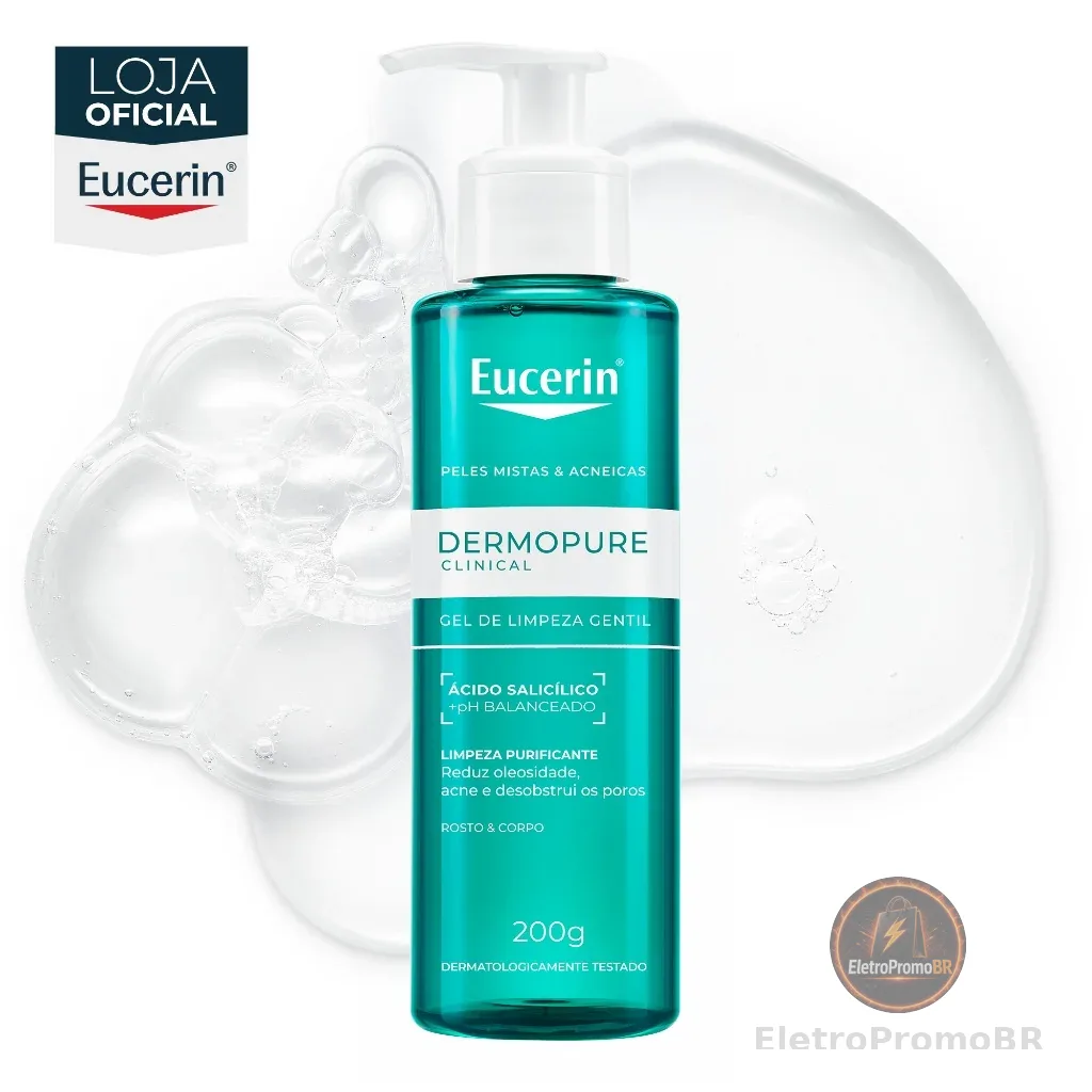 EUCERIN Dermopure Clinical Gel de Limpeza Gentil 200ml