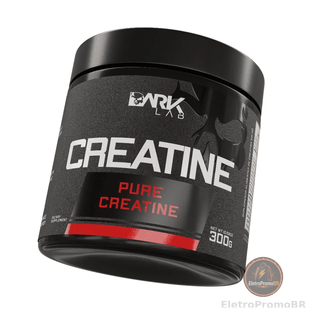 Creatina Monohidratada Pura 300g Dark Lab - 100% Pura