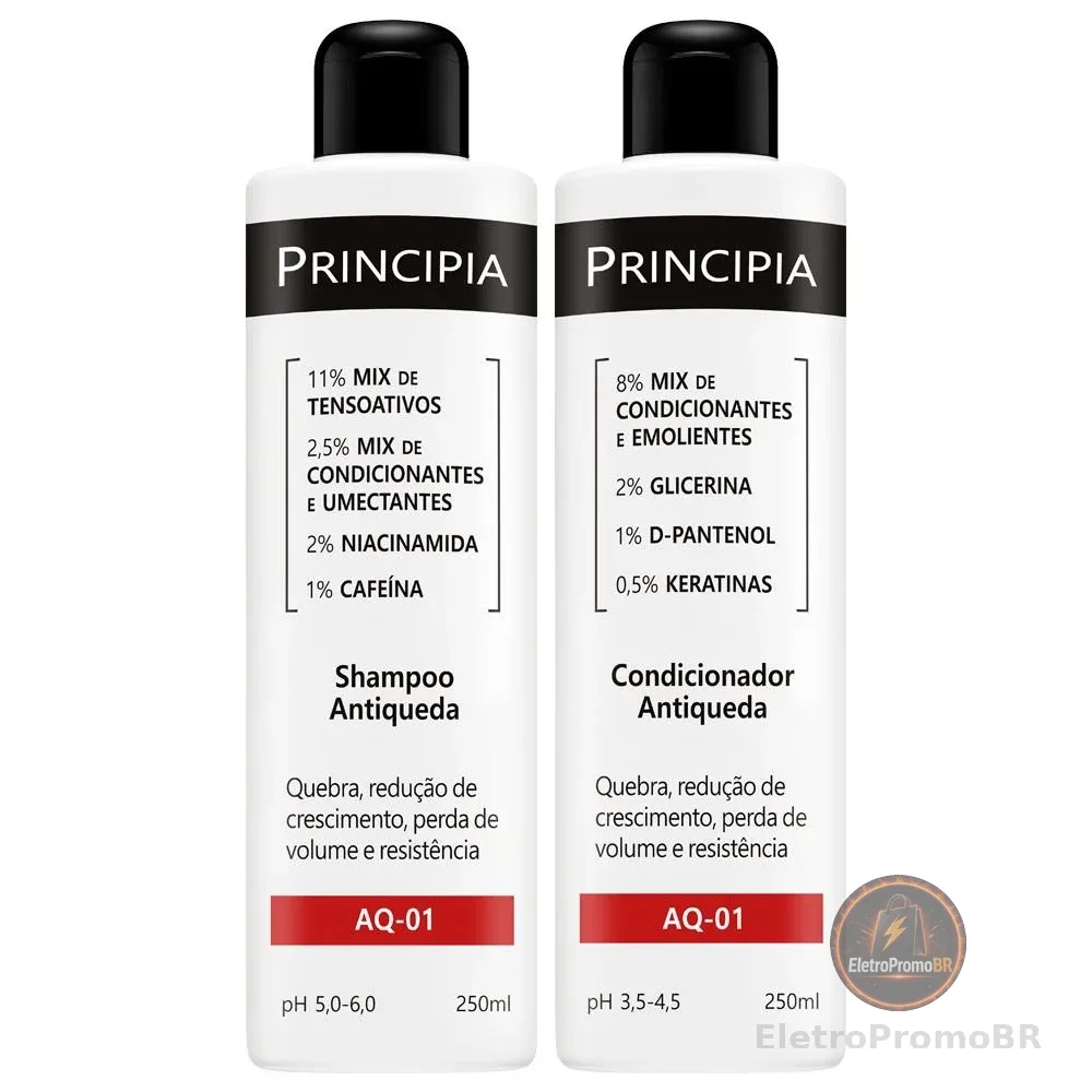 Principia Kit Shampoo e Condicionador Antiqueda AQ-01