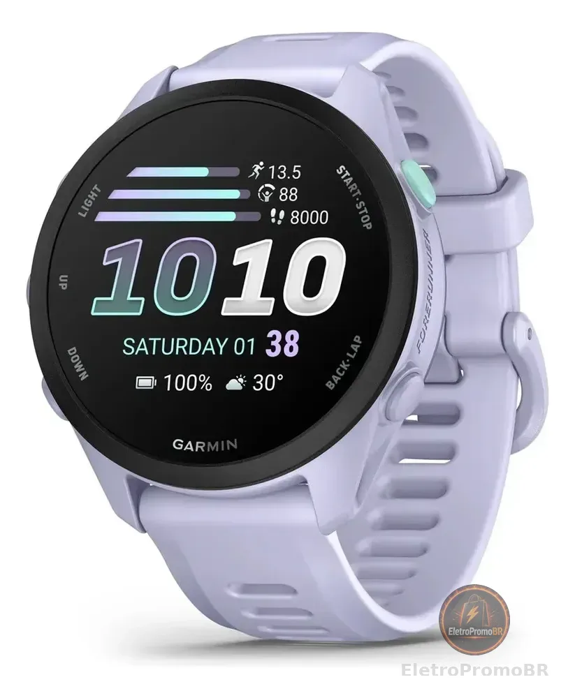 Garmin Relógio Forerunner 70 Branco- 42mm Com Monitor Cardíaco
