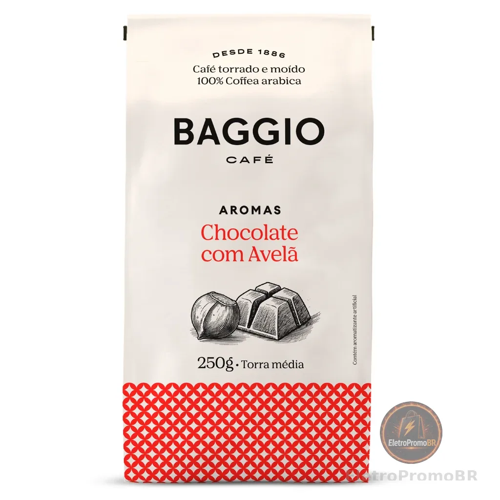Baggio Café - Café Torrado e Moído Aromas Chocolate com Avelã 250g
