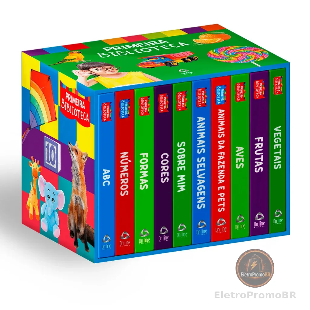 Coleção Primeira Biblioteca Volume 01 - Box com 10 Livrinhos
