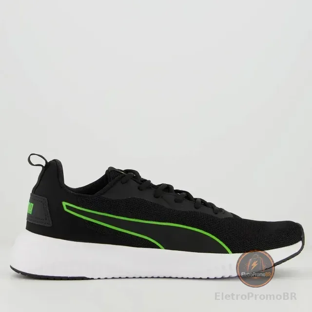 Tênis Puma Flyer Flex Bdp Preto E Verde