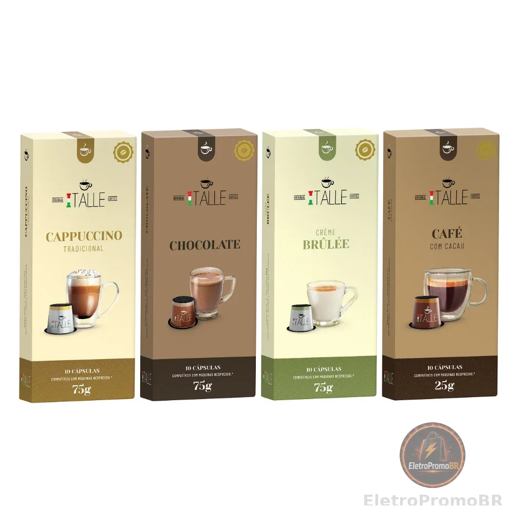 Capsulas Nespresso Chocolate Brulee Cappuccino Café Italle 40 Unid