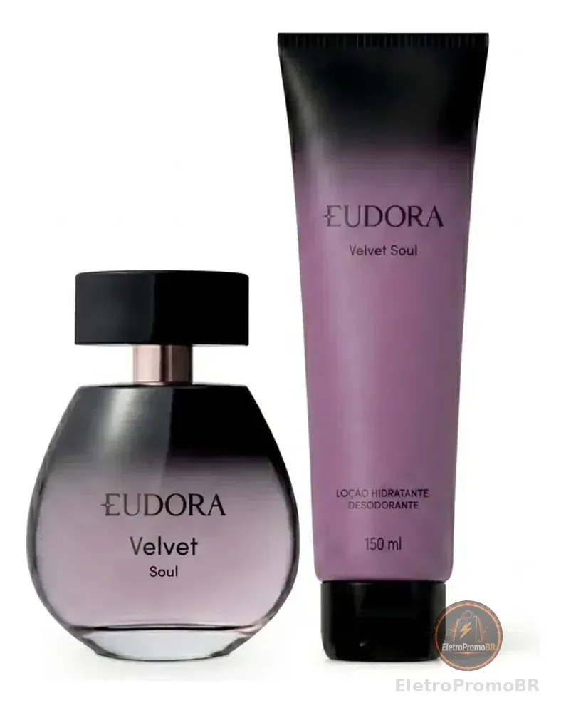 Velvet Soul: Colônia 100ml + Loção Corporal 250ml