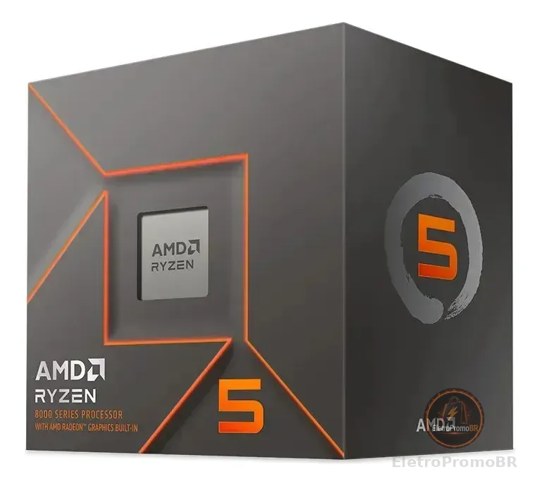 Processador Amd Ryzen 5 8500g 5.0ghz Turbo 6-cores 12-thread