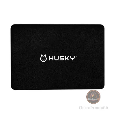 SSD Husky 512GB, SATA III, 2.5", Leitura 520MB/s, Gravação 450MB/s, Preto - HSSD001512