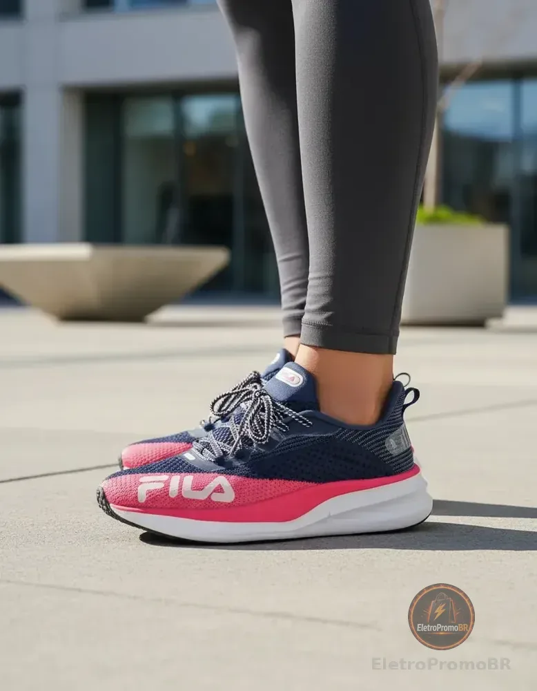 Tênis Fila Racer Speedzone Feminino Corrida Marinho/azalea/rose Lisa 36 Br