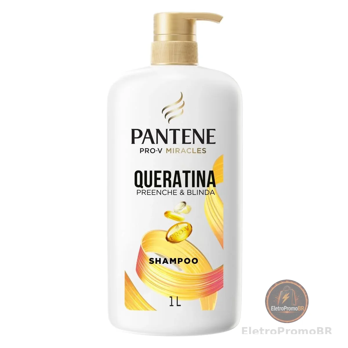 Pantene Pro-V Miracles Shampoo Queratina Preenche e Blinda 1L
